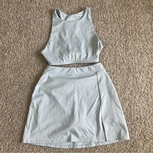 Reformation EcoMove Two Piece Tank Top & Skirt Set